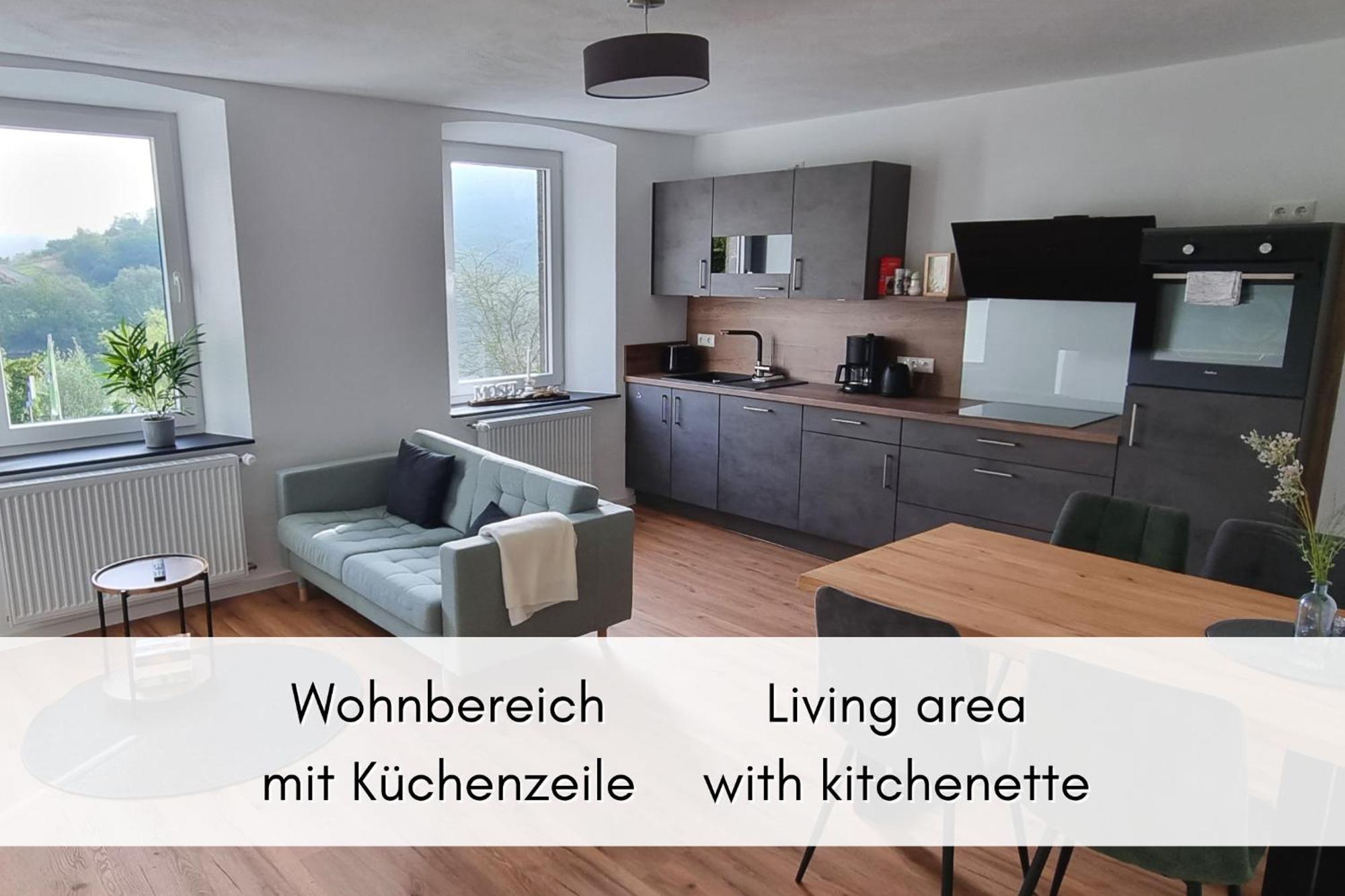 Winzerhaus Am Calmont - Terrasse Der Ruhe Daire Bremm Dış mekan fotoğraf